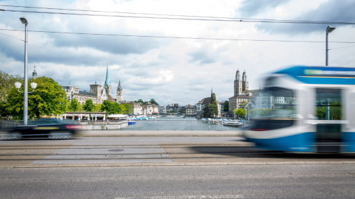 Tram der VBZ in Zürich