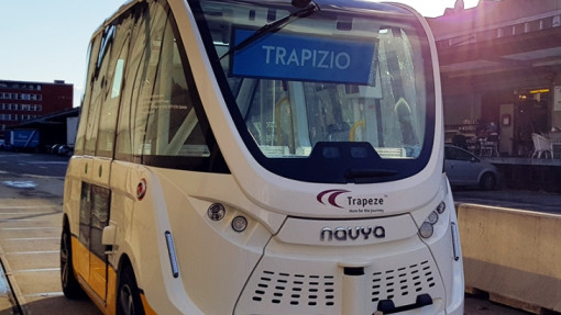 ‚Trapizio‘ in Schaffhausen beim Wiegen der Achslast