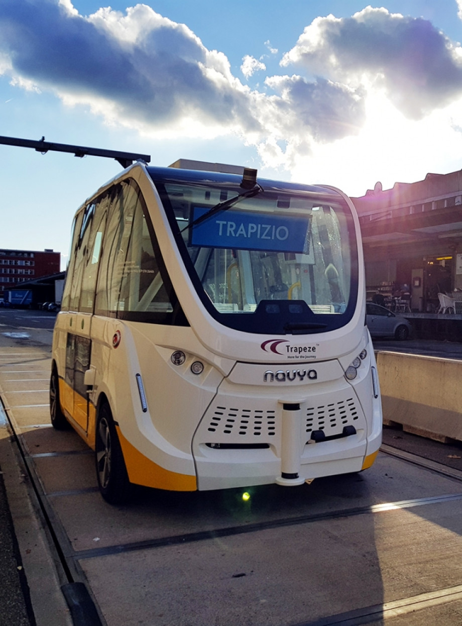 ‚Trapizio‘ in Schaffhausen beim Wiegen der Achslast