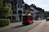 (Bild: Bernmobil) Das von EasyMile hergestellte Fahrzeug kann in Bern bis zu acht Fahrgäste und eine Begleitperson transportieren.