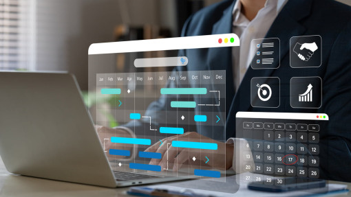 Visualisierung von Daten auf einem Computer-Bildschirm