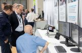 Ausstellungsbereich im Foyer des Trapeze Forum 2024