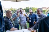 Gemeinsames Abendessen im Bürgerhaus Seepark in Freiburg