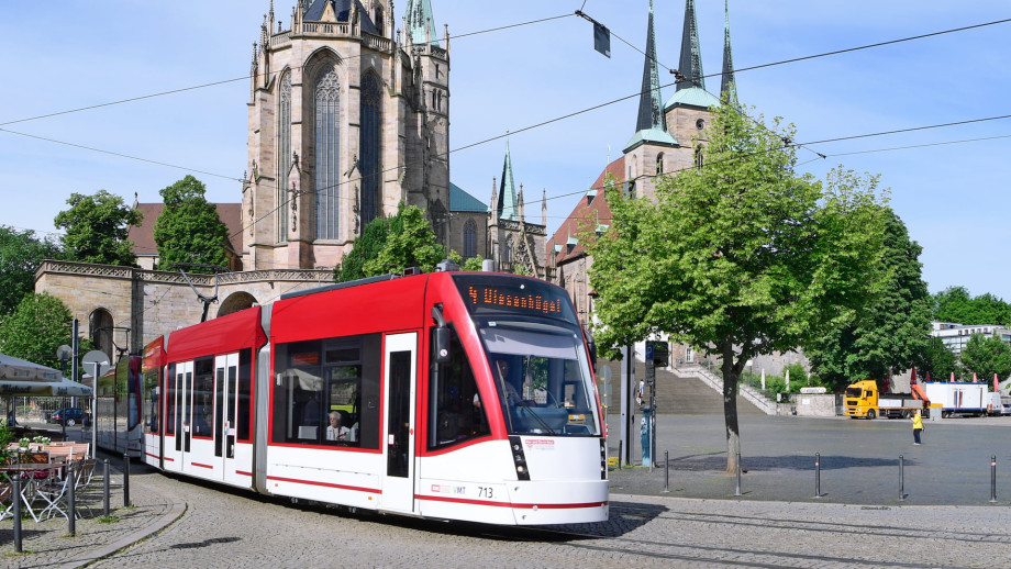 Strassenbahn in Erfurt