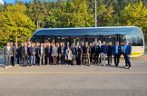Gruppenfoto bei den Verkehrsbetrieben Schaffhausen