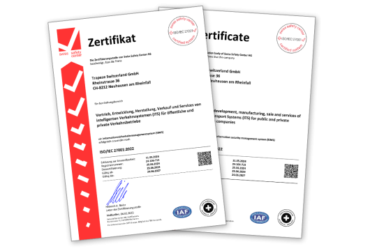ISO 27001:2022 Zertifikate